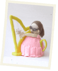Musician Harp GIF by TeaCosyFolk