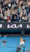 Crowd Cheers for Nadal After Australian Open Exit