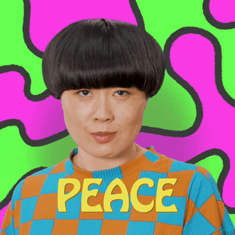 Im Out GIF by Atsuko Okatsuka