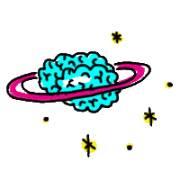 outer space illustration Sticker by Kochstrasse™