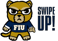 Cartoon Swipe Up Sticker by FIU
