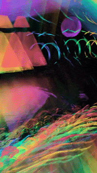 Rainbow Moon GIF by Mollie_serena