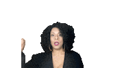 ComedianHollyLogan justice blm fist black woman Sticker