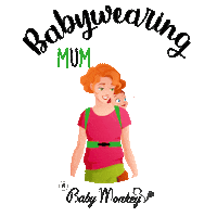 Babywearing Baby Sling Sticker by BabyMonkey