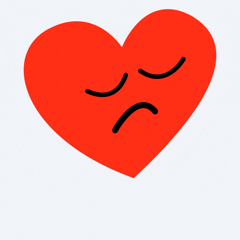 Sad Heart Breaker GIF by Ana Armendariz