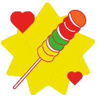 Chupetin Sticker by Pico Dulce Lheritier