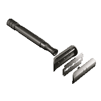 Safety Blade Sticker by THE BEARD STRUGGLE