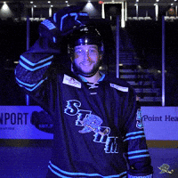 Happy Hockey GIF by Quad City Storm