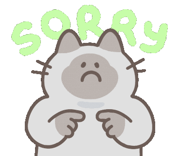 Sad Cat Sticker