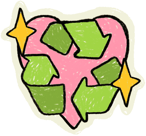 Global Warming Love Sticker by Poppy Deyes