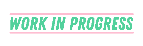 designarafr giphyupload work wip progress Sticker