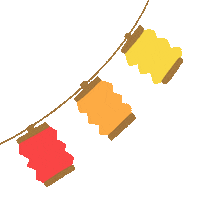 Lights Candle Sticker