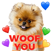 Heart Dogs Sticker by Pimp Yo Pets