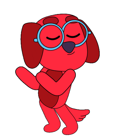 Dawnsgallery giphyupload happy party dog Sticker