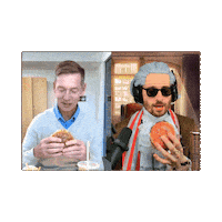 Burger Food Review Sticker