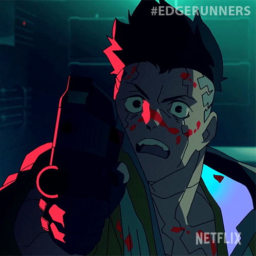 Nervous David Martinez GIF by Cyberpunk: Edgerunners