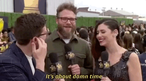 red carpet its about damn time GIF by MTV Movie & TV Awards