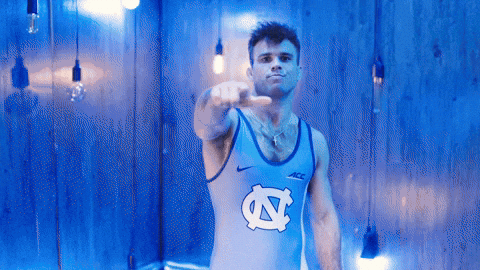 University Of North Carolina Wrestling GIF by UNC Tar Heels