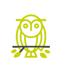 klickkomplizen smart idea owl idee Sticker