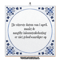 Stress Spreuk Sticker by Tegelspreuken.nl