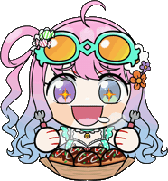 Chibi Eat Sticker