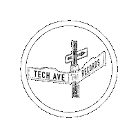 techavenuerecords techave techavenue tech avenue techavenuerecords Sticker