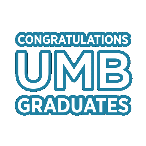 Umb Grad Sticker by University of Maryland, Baltimore