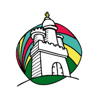 Rainbow Hamburg Sticker by hamburg.highlights