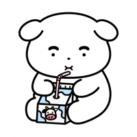Sticker Drinking GIF