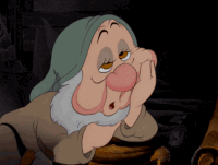Sleepy Snow White And The Seven Dwarfs GIF