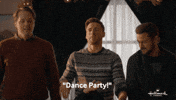 Dance Party Christmas GIF by Hallmark Channel