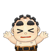 Frustrated Panic Sticker