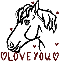 Horse Sticker