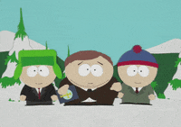 eric cartman snow GIF by South Park 