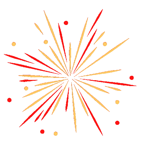 Happy New Year Loop Sticker