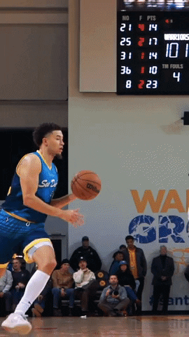 Slam Dunk Sport GIF by Santa Cruz Warriors