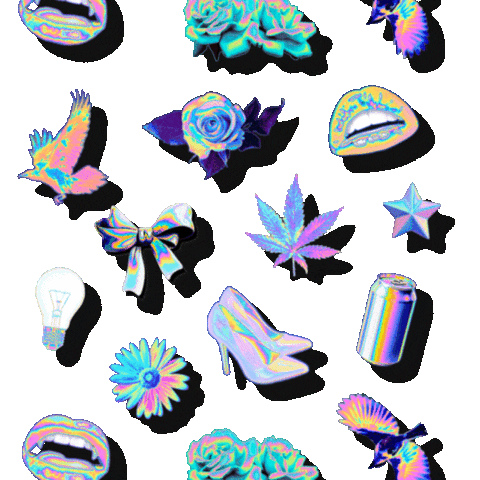 Pink Neon Sticker by Dinaaaaaah