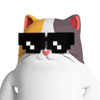 So Cool Cat Sticker by Liberty Cats Emojis