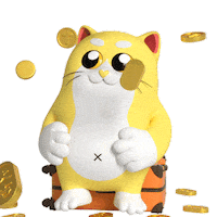 Cat Waiting Sticker by Liberty Cats Emojis