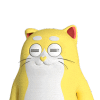 Bored Cat Sticker by Liberty Cats Emojis