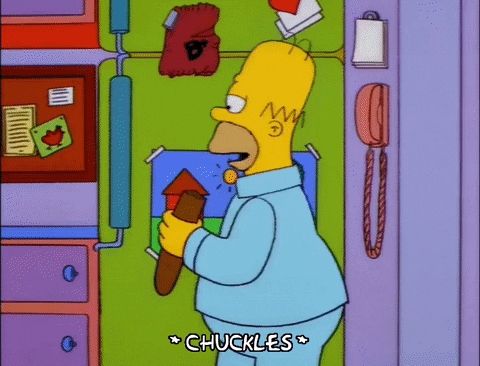 happy homer simpson GIF