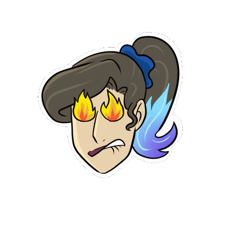 natachartt giphyupload angry colere anissa Sticker