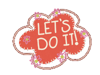 Lets Go Celebration Sticker