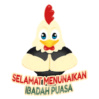 Puasa Sticker by Chicken Holic