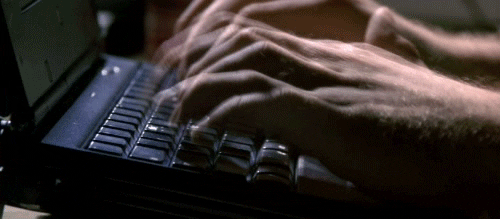 typing hackers GIF