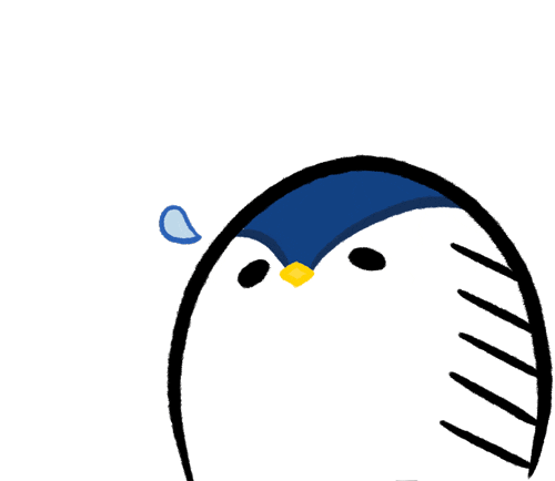 naggukim giphyupload wtf penguin idk Sticker
