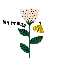 Summer Flower Sticker by afabula