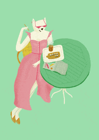 woohoozoe cat weekend sushi lady GIF