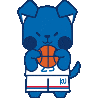 March Madness Love Sticker by University of Kansas