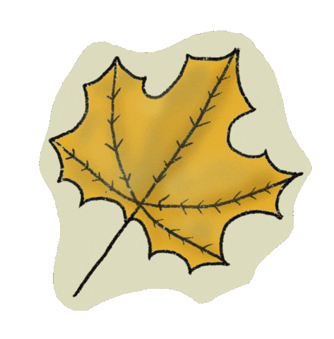 Fall Gold Sticker